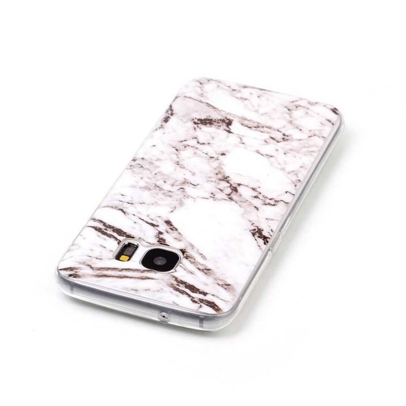 Etui do Samsung Galaxy S7 Edge Classic Marble - Biały