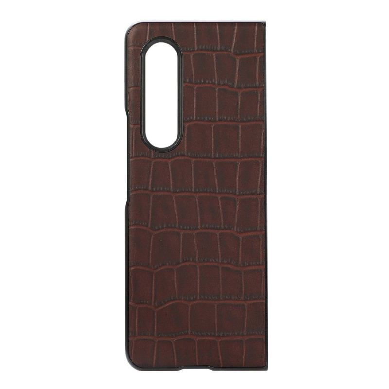 Etui do Samsung Galaxy Z Fold 3 5G Anti-fall Croco Efekt Skóry