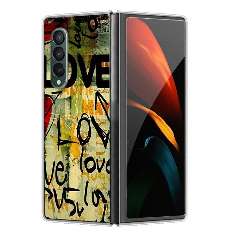 Etui do Samsung Galaxy Z Fold 3 5G Miłość Miłość Miłość