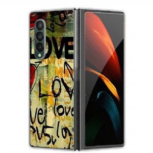 Etui do Samsung Galaxy Z Fold 3 5G Miłość Miłość Miłość