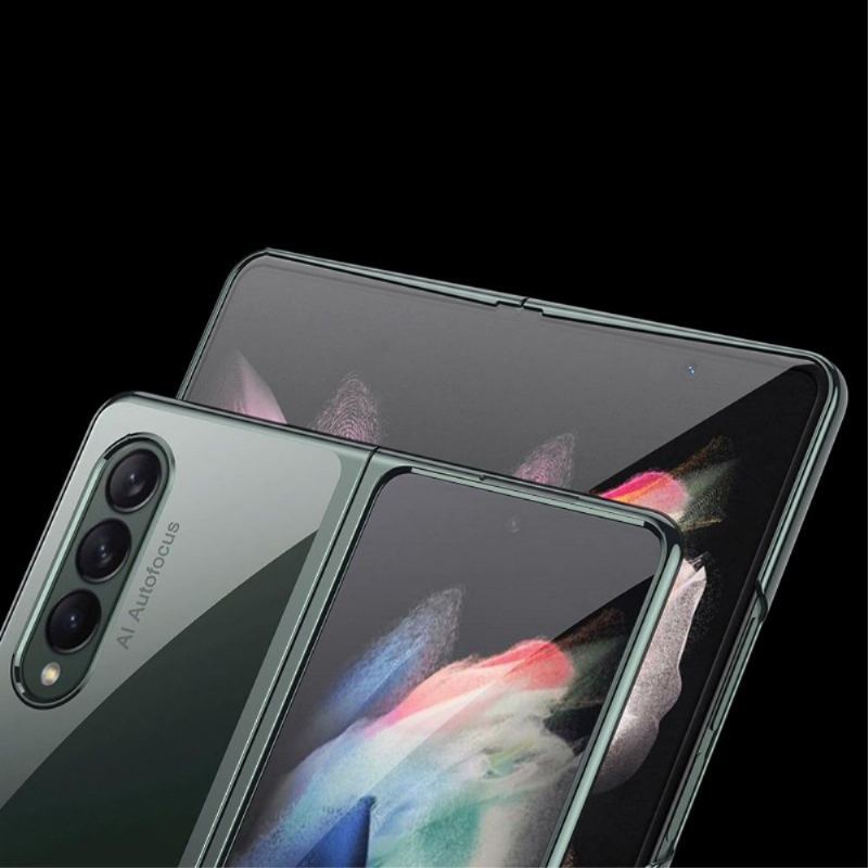 Etui do Samsung Galaxy Z Fold 3 5G Wyczyść Kolorowe Krawędzie