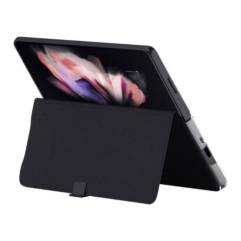 Etui Folio do Samsung Galaxy Z Fold 3 5G Skórzany Futerał Zielony