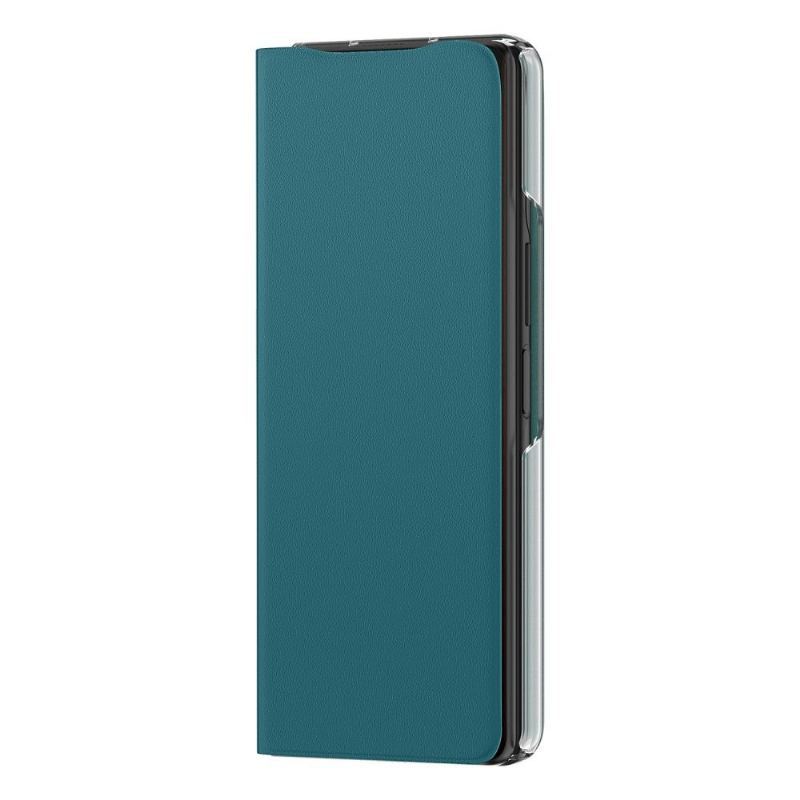 Etui Folio do Samsung Galaxy Z Fold 3 5G Skórzany Futerał Zielony