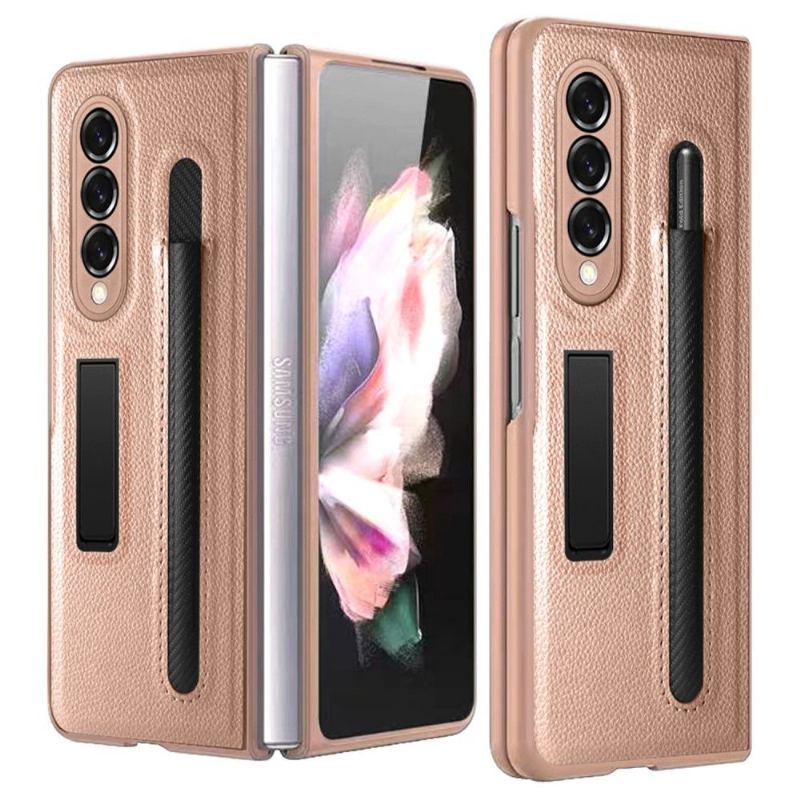 Etui Na Telefon do Samsung Galaxy Z Fold 3 5G Etui Folio Uchwyt Na Rysik Ze Sztucznej Skóry