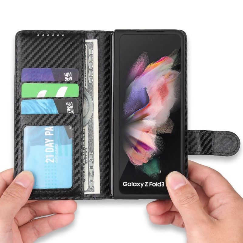 Etui Etui Na Telefon Pokrowce do Samsung Galaxy Z Fold 3 5G Biznes Seams Odpinana Powłoka