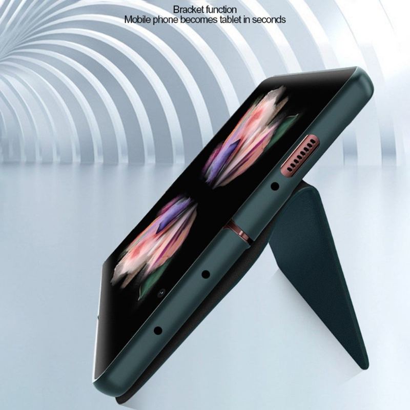 Futerały Etui Folio do Samsung Galaxy Z Fold 3 5G Obrzeża Skóra