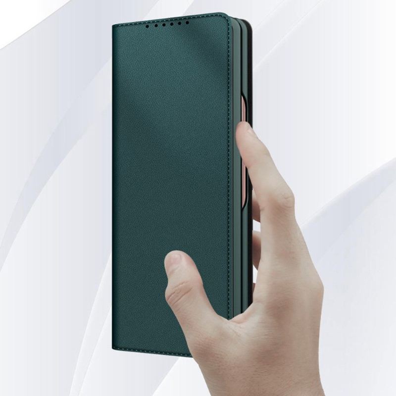 Futerały Etui Folio do Samsung Galaxy Z Fold 3 5G Obrzeża Skóra