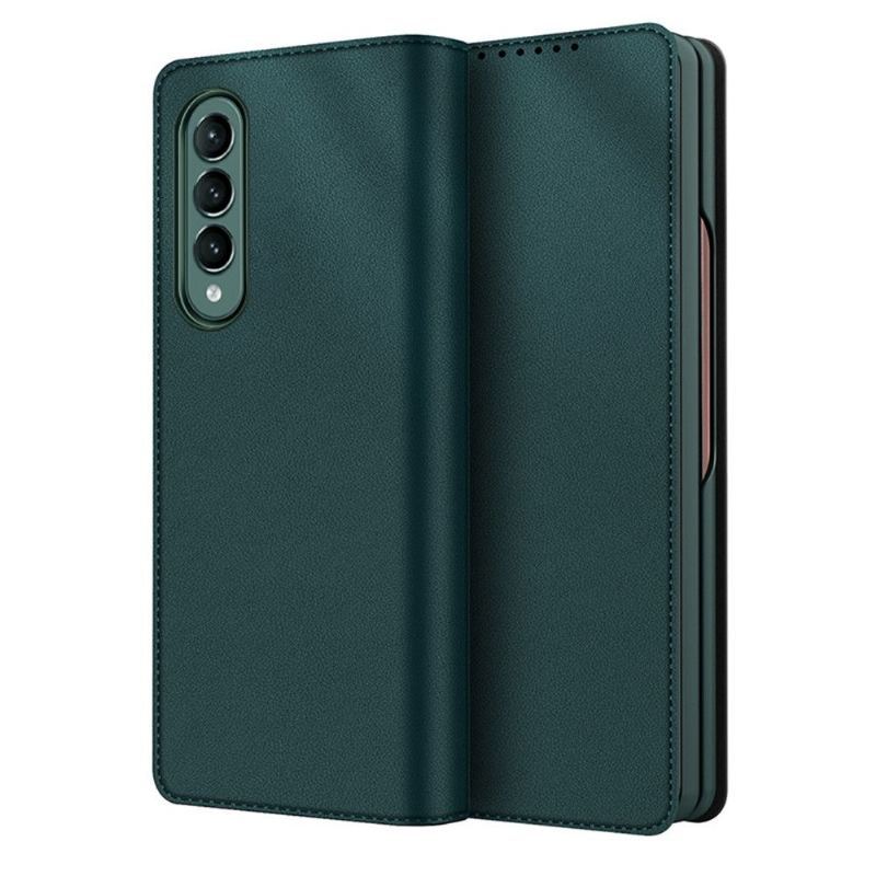 Futerały Etui Folio do Samsung Galaxy Z Fold 3 5G Obrzeża Skóra