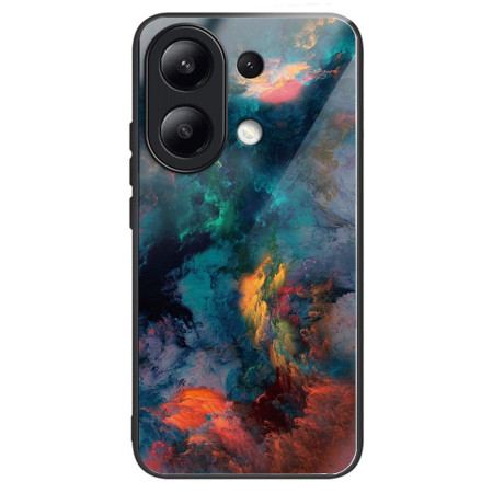 Etui Do Xiaomi Redmi Note 13 4g Kolorowe Chmurki Ze Szkła Hartowanego