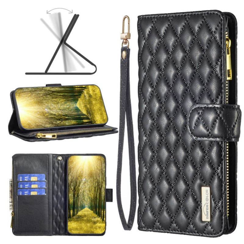 Etui Folio Do Xiaomi Redmi Note 13 4g Pikowana Binfen Kolor