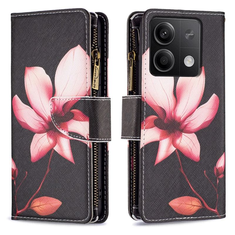 Etui Folio Do Xiaomi Redmi Note 13 4g Portfel Lotosu