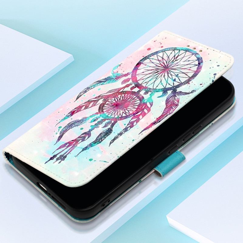 Etui Folio Xiaomi Redmi Note 13 4g Akwarelowy Łapacz Snów