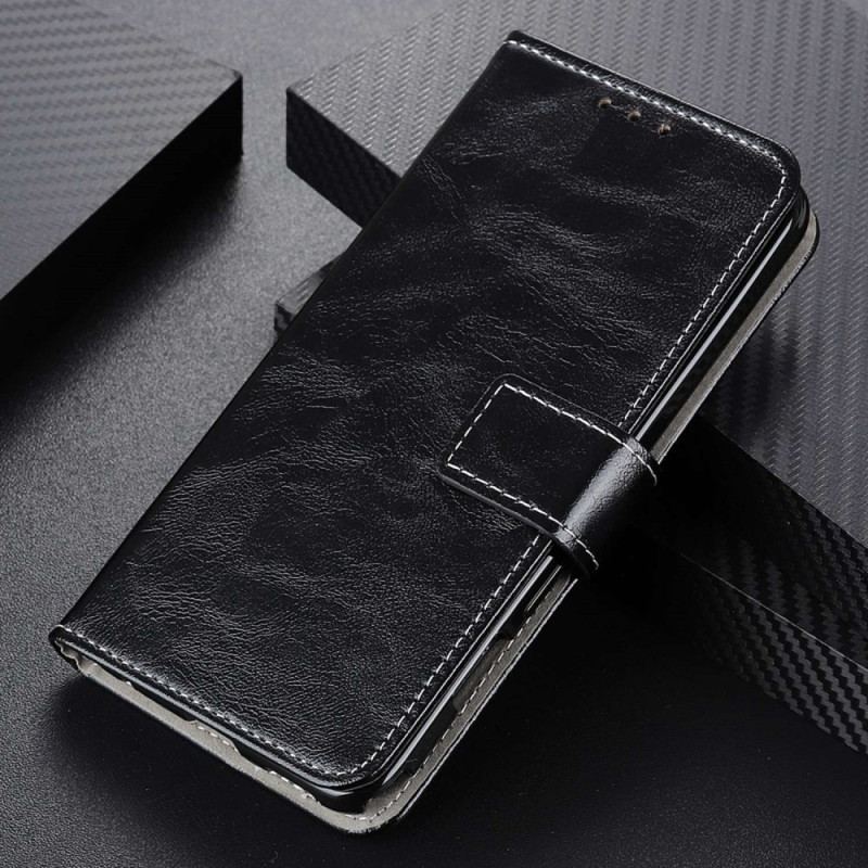 Etui Folio Xiaomi Redmi Note 13 4g Błyszcząca Imitacja Skóry