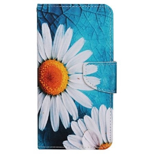 Etui Folio Xiaomi Redmi Note 13 4g Chryzantemy Z Dużymi Paskami