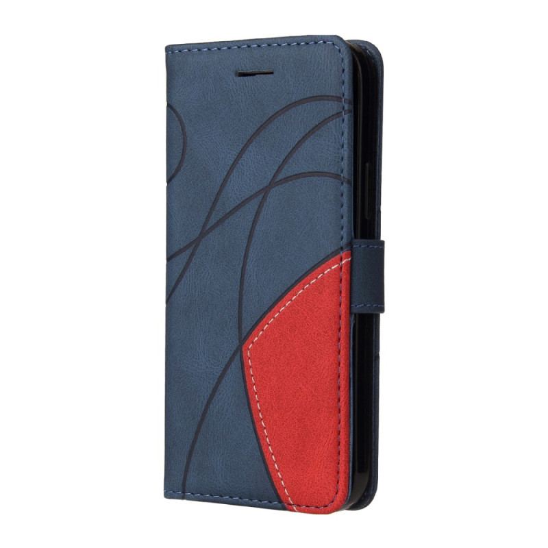 Etui Folio Xiaomi Redmi Note 13 4g Dwukolorowy Zygzak