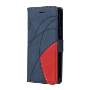 Etui Folio Xiaomi Redmi Note 13 4g Dwukolorowy Zygzak