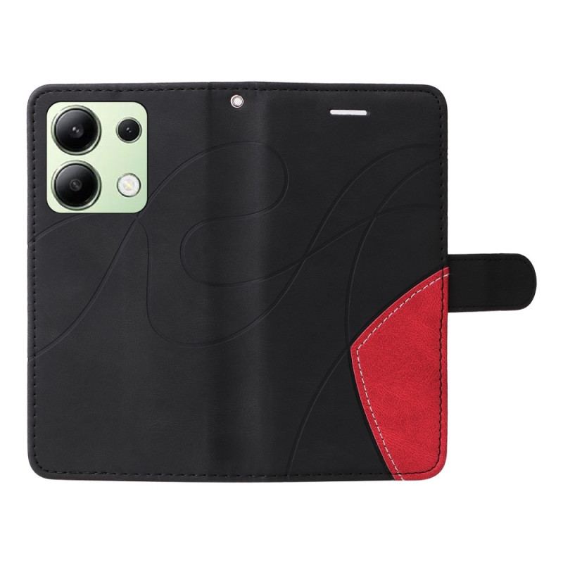 Etui Folio Xiaomi Redmi Note 13 4g Dwukolorowy Zygzak