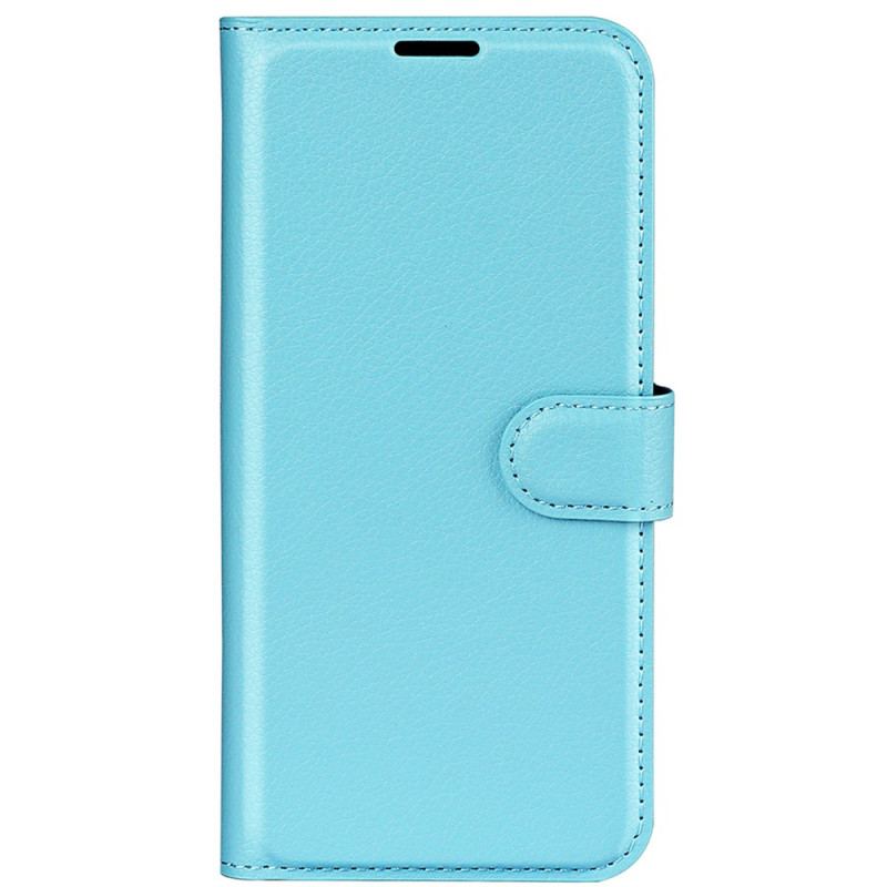 Etui Folio Xiaomi Redmi Note 13 4g Klasyczna Sztuczna Skóra Litchi Etui Ochronne