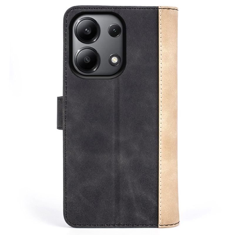 Etui Folio Xiaomi Redmi Note 13 4g Konstrukcja Dwukolorowa