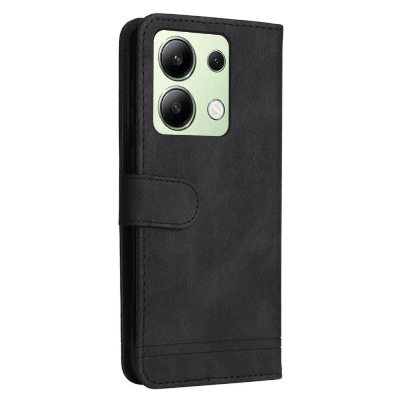 Etui Folio Xiaomi Redmi Note 13 4g Ozdobny Nit Do Paska