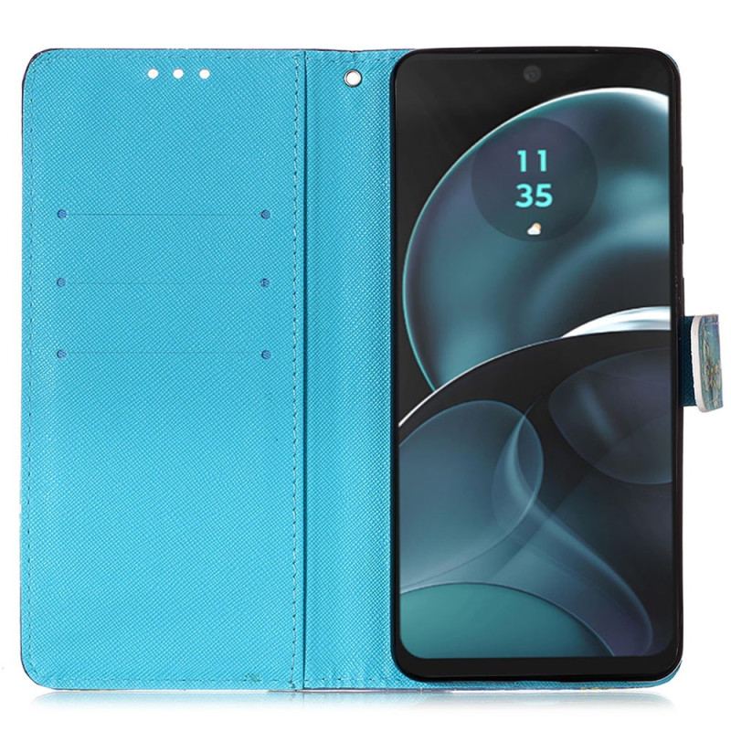 Etui Folio Xiaomi Redmi Note 13 4g Pastelowy Łapacz Snów Etui Ochronne