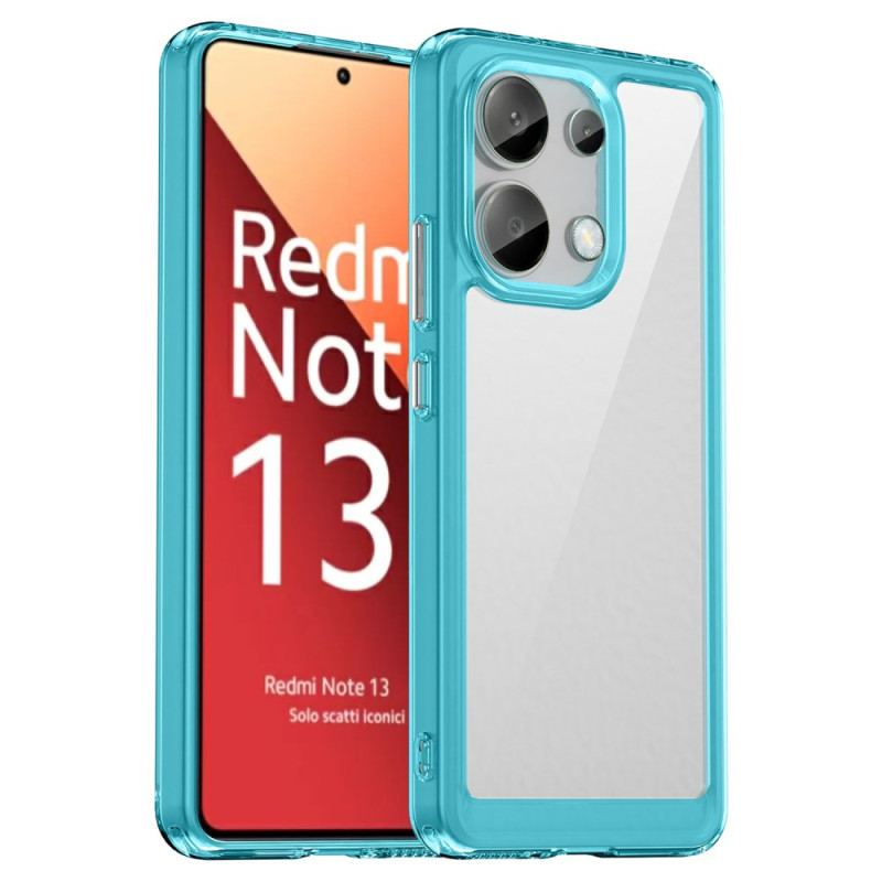 Etui Xiaomi Redmi Note 13 4g Hybrydowe Kolorowe Krawędzie Etui Ochronne