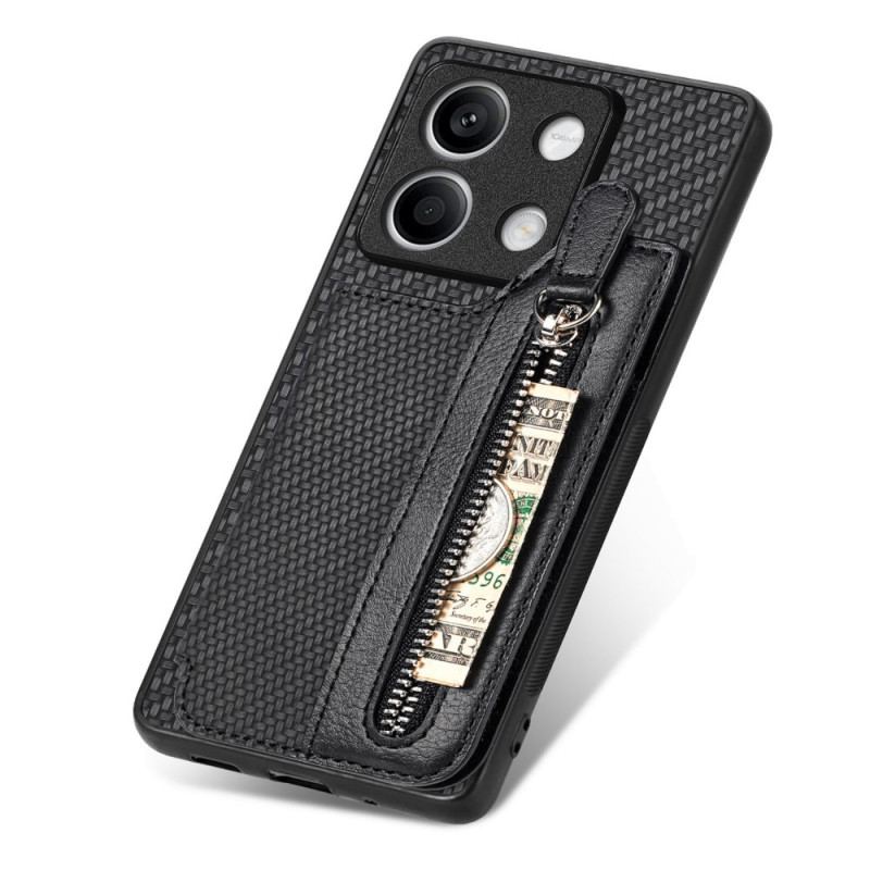 Etui Xiaomi Redmi Note 13 4g Portmonetka Z Włókna Węglowego