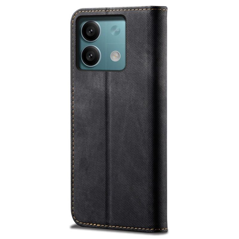 Flip Kotelot Do Xiaomi Redmi Note 13 4g Tkanina Dżinsowa