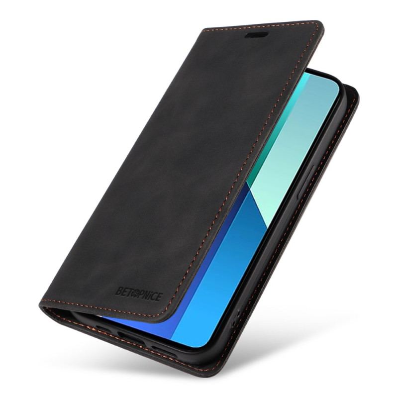 Flip Kotelot Xiaomi Redmi Note 13 4g Etui Na Telefon Ochrona Rfid Betopnice