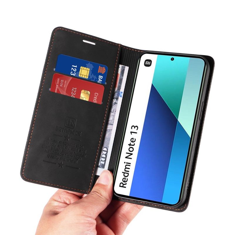 Flip Kotelot Xiaomi Redmi Note 13 4g Etui Na Telefon Ochrona Rfid Betopnice