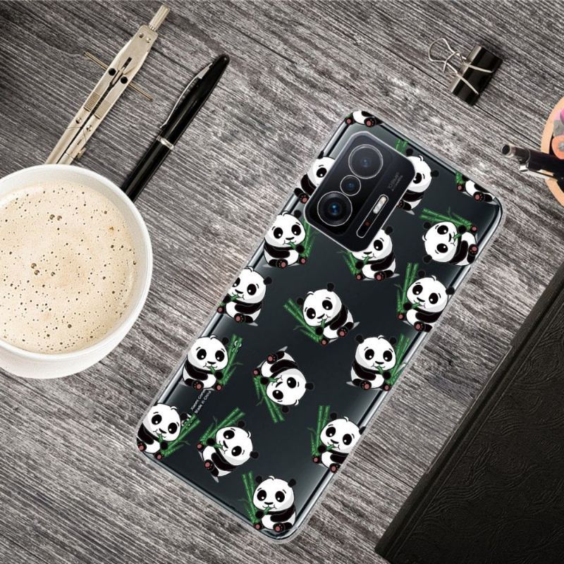 Etui do Xiaomi 11T / 11T Pro Anti-fall Szczęśliwe Pandy