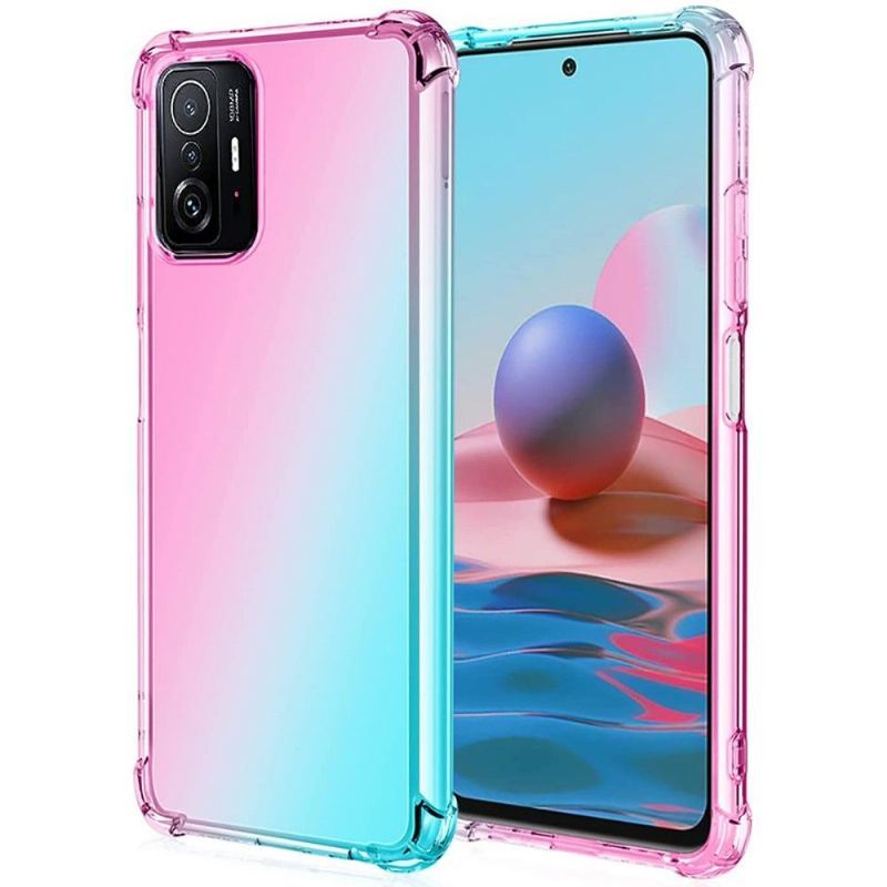 Etui do Xiaomi 11T / 11T Pro Przezroczysty Dwukolorowy