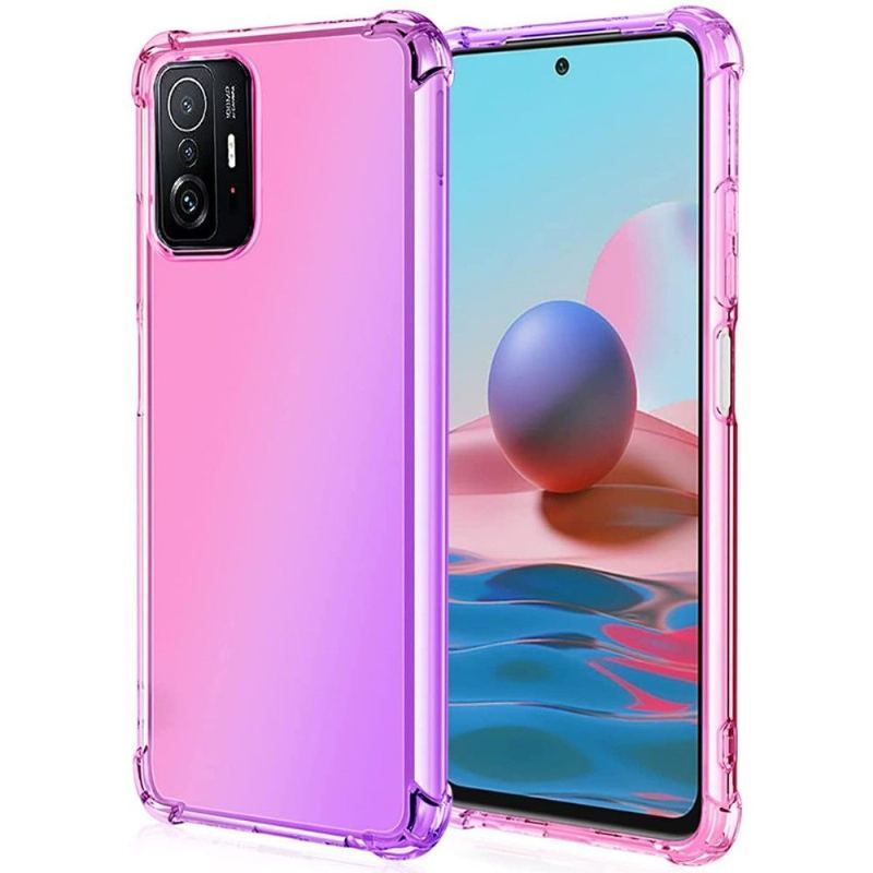 Etui do Xiaomi 11T / 11T Pro Przezroczysty Dwukolorowy