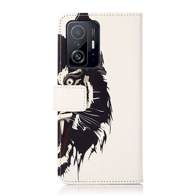 Etui Folio do Xiaomi 11T / 11T Pro Classic Fierce Tiger