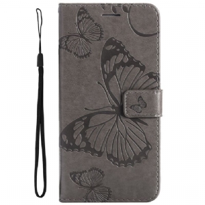 Etui Folio do Xiaomi 11T / 11T Pro Classic Obsługa Funkcji Motyli