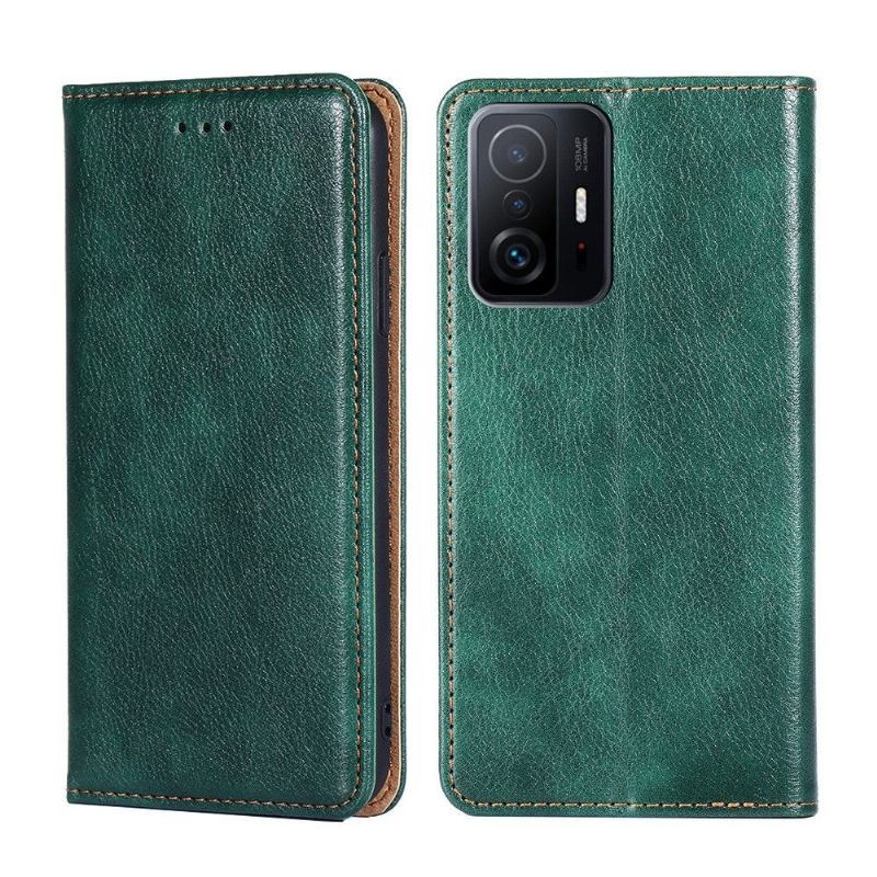 Etui Na Telefon do Xiaomi 11T / 11T Pro Biznes Etui Folio Czysta Sztuczna Skóra