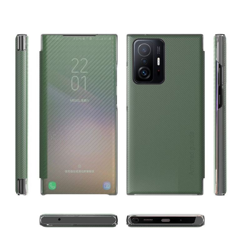 Etui Na Telefon do Xiaomi 11T / 11T Pro Etui Folio Włókno Węglowe