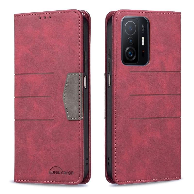 Etui Na Telefon Pokrowce do Xiaomi 11T / 11T Pro Biznes Etui Folio Binfen Kolor Flip Faux Leather