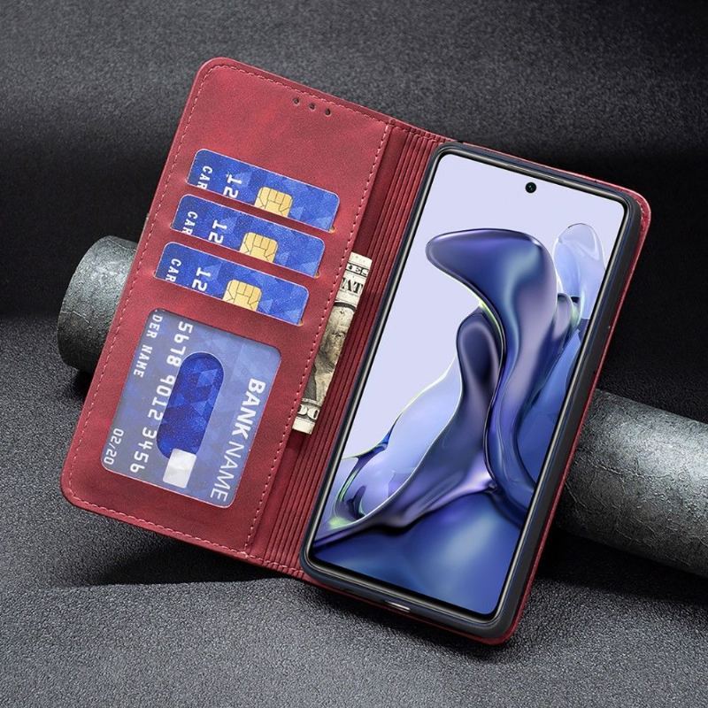 Etui Na Telefon Pokrowce do Xiaomi 11T / 11T Pro Biznes Etui Folio Binfen Kolor Flip Faux Leather