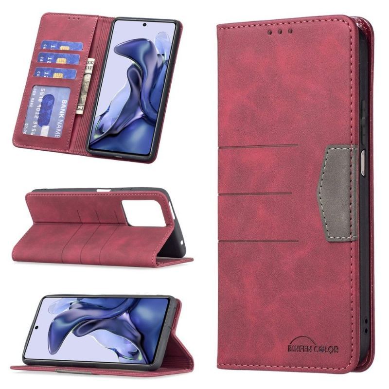 Etui Na Telefon Pokrowce do Xiaomi 11T / 11T Pro Biznes Etui Folio Binfen Kolor Flip Faux Leather