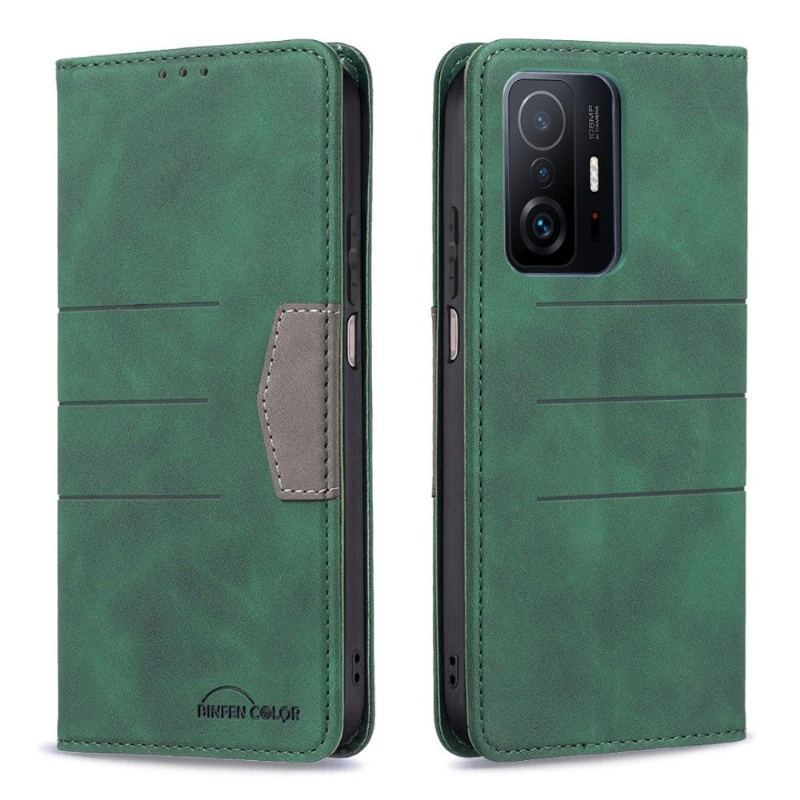 Etui Na Telefon Pokrowce do Xiaomi 11T / 11T Pro Biznes Etui Folio Binfen Kolor Flip Faux Leather