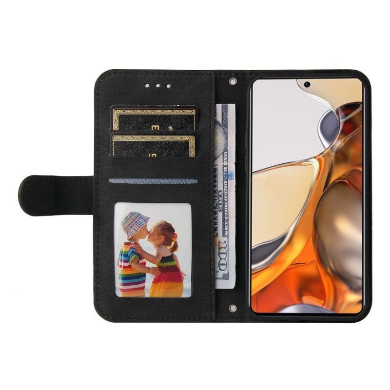 Etui Na Telefon Pokrowce do Xiaomi 11T / 11T Pro Biznes Styl Retro Z Nitem