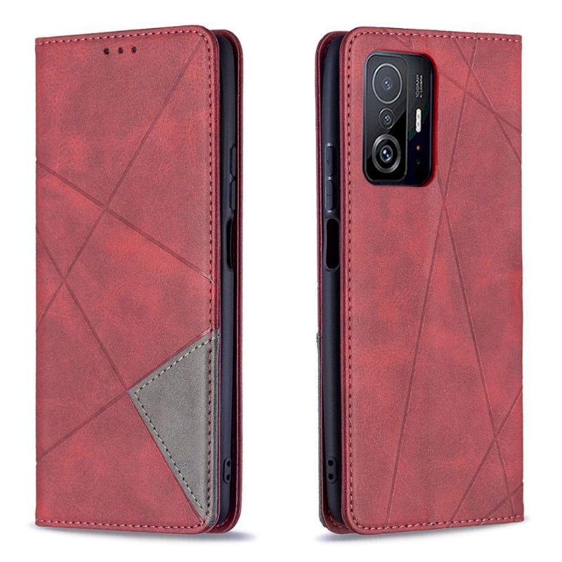 Skórzany Futerał do Xiaomi 11T / 11T Pro Anti-fall Skórzane Etui Na Karty W Stylu Célinia