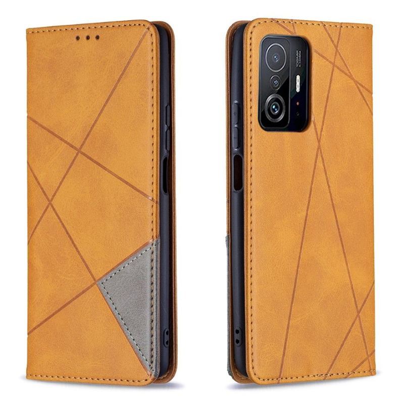 Skórzany Futerał do Xiaomi 11T / 11T Pro Anti-fall Skórzane Etui Na Karty W Stylu Célinia