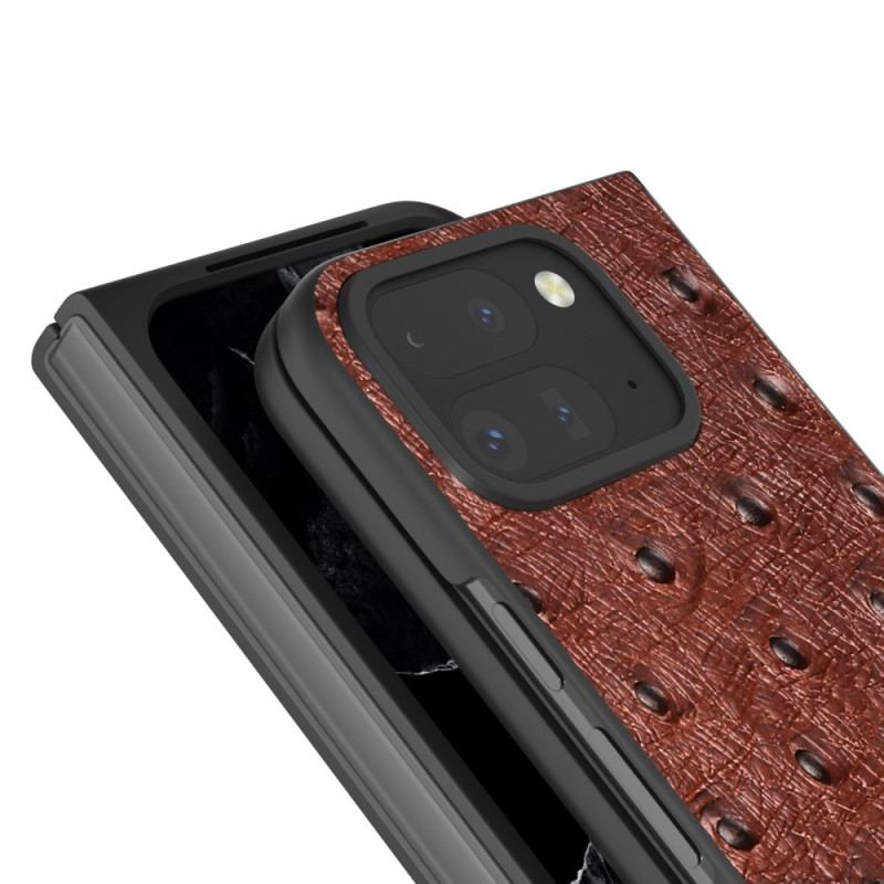 Futerały Google Pixel 9 Pro Fold Etui Na Telefon Tekstura Strusia Abeel