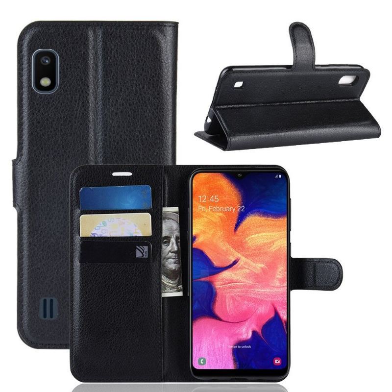 Etui do Samsung Galaxy A10 Anti-fall Skórzane Etui Na Karty W Stylu