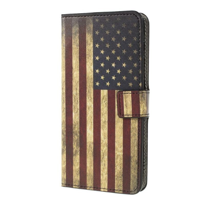 Etui do Samsung Galaxy A10 Vintage American Flag