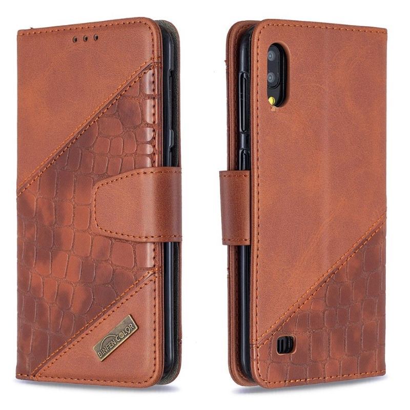 Etui Folio do Samsung Galaxy A10 Croc Aspect Efekt Skóry