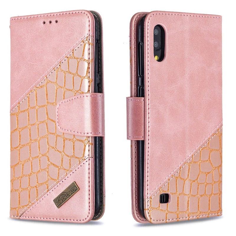 Etui Folio do Samsung Galaxy A10 Croc Aspect Efekt Skóry