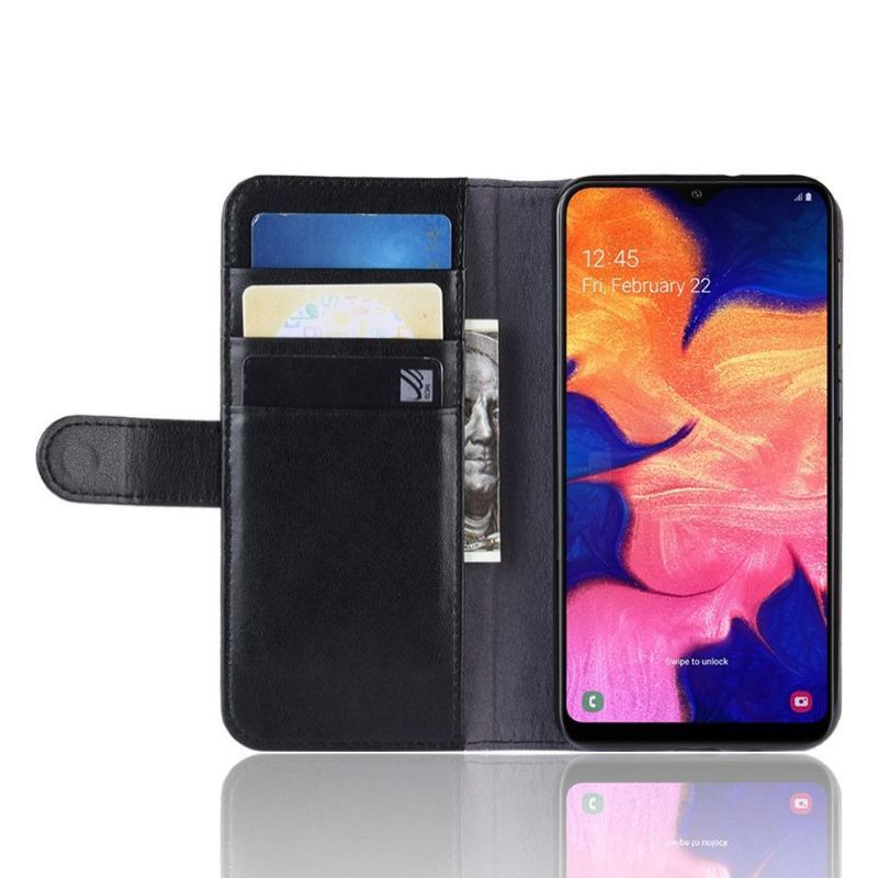 Etui Folio do Samsung Galaxy A10 Obrzeża Premium Skóra